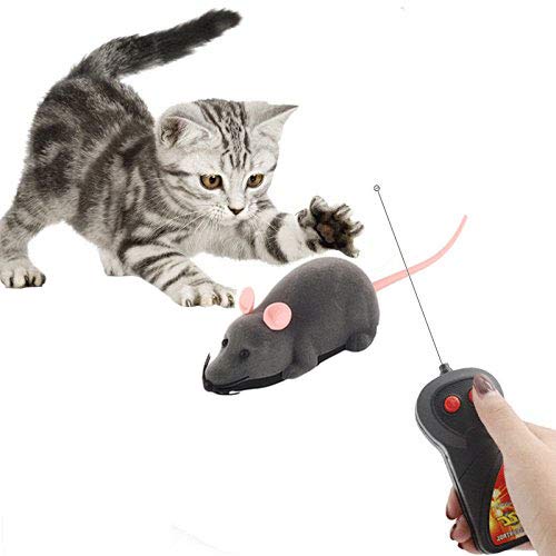 Nanxin Juguetes para Gatos, Juguete Ratón de Control Remoto, Juguete teledirigido eléctrico del Gato de la Rata para el niño al Mejor Regalo del Gato Divertido