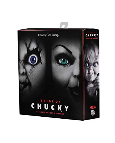 NECA- Chucky, el muñeco diabólico Pack 2 Figuras Ultimate Chucky & Tiffany, Multicolor (NECA42114)