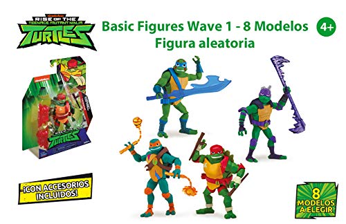Ninja Turtles Tortugas Ninja Figura Básica, 8 modelos diferentes, serie 1 (Famosa TUAB0A11), surtido: colores aleatorios