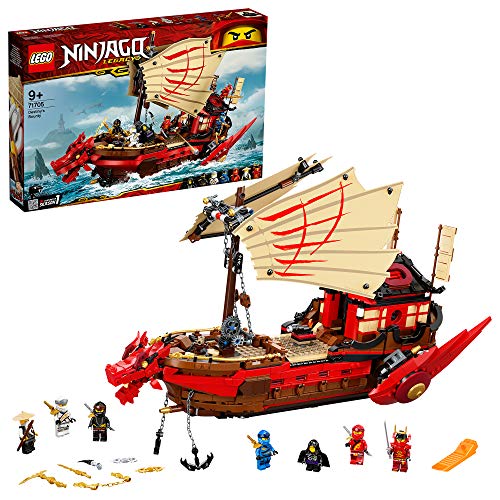 Ninjago Legacy Barco de Asalto Ninja Set, Juego de Batalla Naval, multicolor (Lego ES 71705)