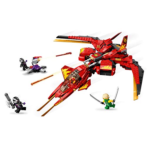 Ninjago Legacy Caza de Kai Set de Juego Jet con Figuras de Acción Nindroid, multicolor (Lego ES 71704)