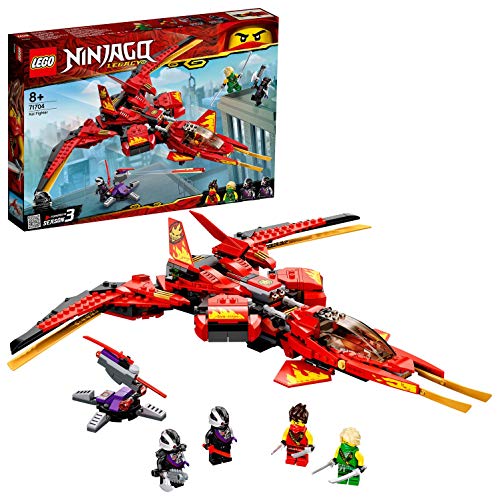 Ninjago Legacy Caza de Kai Set de Juego Jet con Figuras de Acción Nindroid, multicolor (Lego ES 71704)