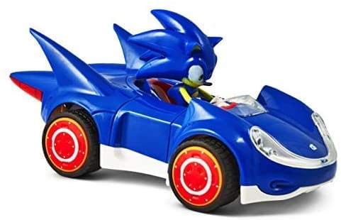 NKOK - Coche de juguete que se arrastra hacia atrás de Sonic The Hedgehog. Tamaño pequeño
