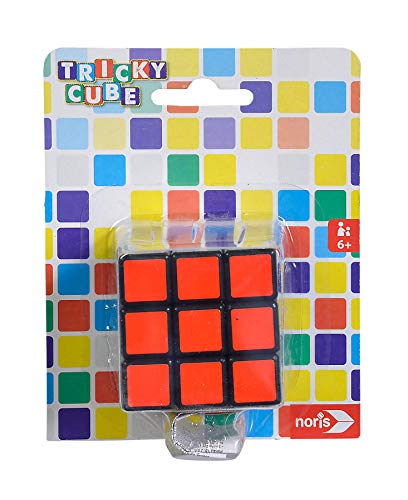 Noris- Tricky Cube Cubo mágico-Clásico Juego de Combinar Colores, A Partir de 3 años, Medidas 5, 5x5,5cm (606131786)