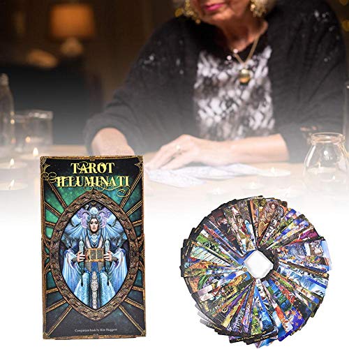 Oddity 78 Tarot Illuminati Kit Tarot Card Juego de Cartas Juego de Mesa Juego de Fiesta para Adultos, Adolescentes y niños