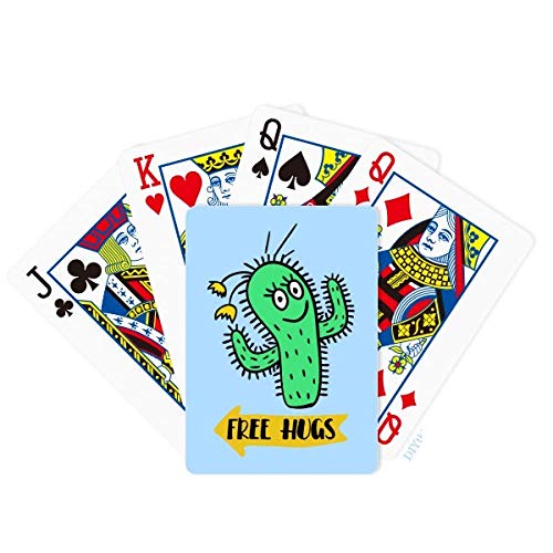 OFFbb-USA Gratis Hugs Cactus Poker Jugando Cartas Juego de Mesa