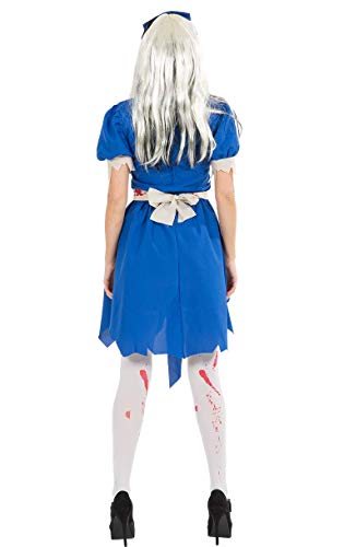 ORION COSTUMES Disfraz de Alicia Retorcida Sangrienta para Halloween para Mujeres