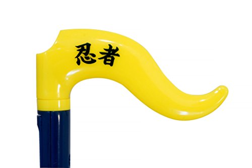 Otamatone [Ninja] Shinobi Japanese Electronic Musical Instrument Synthesizer by Cube/Maywa Denki, Navy Blue with Yellow Accent Color