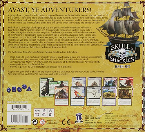 Pathfinder Adventure Card Game: Skull & Shackles Base Set , color/modelo surtido