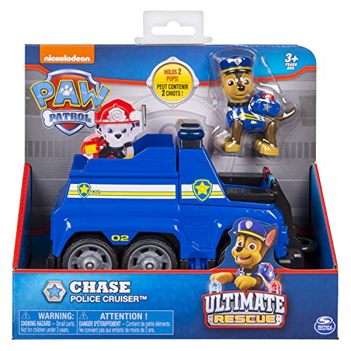 Paw Patrol Ultimate Rescue Themed Vehicle Chase vehículo de juguete - Vehículos de juguete (Negro, Azul, Coche, 3 año(s), Niño, 1 pieza(s))