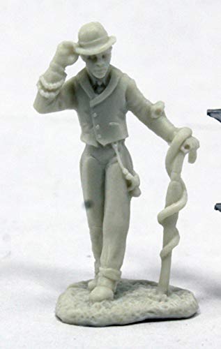 Pechetruite 1 x DEALANDS Noir : HOUNGAN - Reaper Bones Miniatura para Juego de rol Guerra - 91010