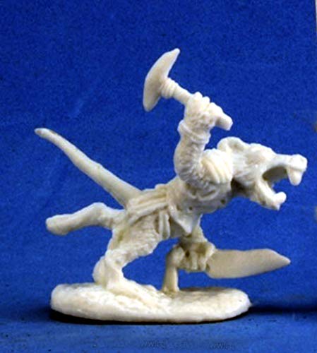 Pechetruite 1 x WERERAT Berserker - Reaper Bones Miniatura para Juego de rol Guerra - 77293