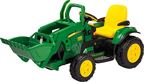 Peg Perego John Deere Loader OR0068 - Tractor con Pala, Color Verde y Amarillo