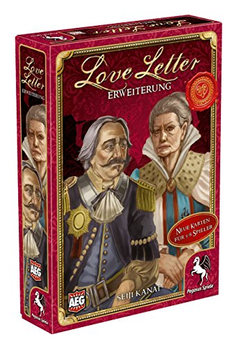 Pegasus Spiele - Juego de Cartas 18213G - Love Letter (ampliación) (Idioma español no garantizado)