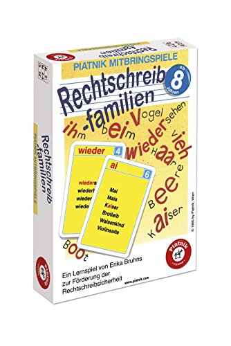 Piatnik 7024 Rechtschreibfamilie - Juego Infantil para Aprender a Escribir (Contenido en alemán) (versión en alemán)