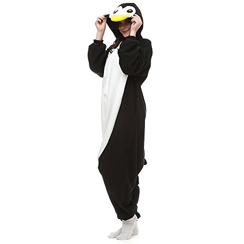 Pijamas de Animales de Una Pieza Unisexo Adulto Traje de Dormir Cosplay Pijama pinguino Enteros,LTY110,M