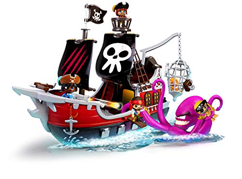 Pinypon Action- Barco Pirata Ataque al Kraken (Famosa 700015803)
