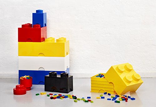 Plast Team PT40011 - Caja diseño Ladrillo de Lego en color azul [Importado de Alemania]