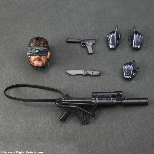 Play Arts - Figura Snake Metal De Gear Solid 5: Ground Zeroes