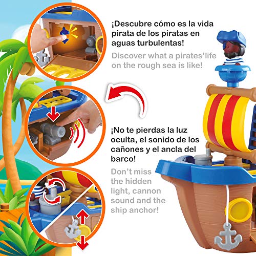PlayGo - Barco pirata de juguete con luz y sonido (46397)