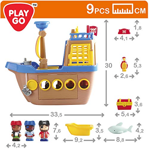 PlayGo - Barco pirata de juguete con luz y sonido (46397)
