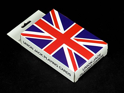 Playing Cards Juego Estándar de Naipes Union Jack - Londres Inglaterra Reino Unido Bandera británica Souvenir / Cartas