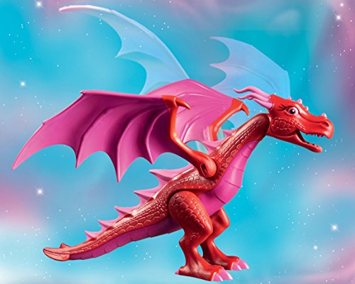 PLAYMOBIL Hadas- Dragón con Bebé, única (9134)