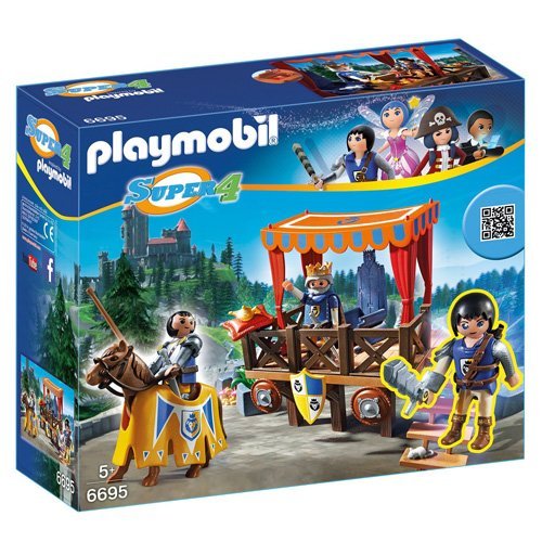 PLAYMOBIL- Royal Tribune with Alex Playset, Multicolor (6695)