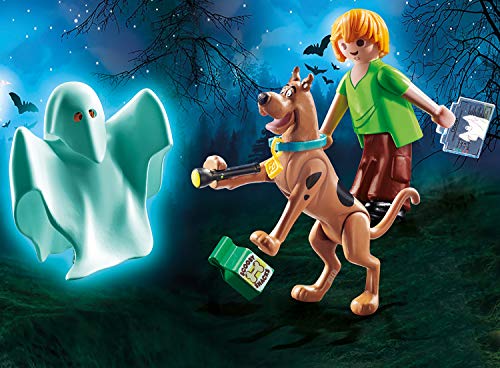 PLAYMOBIL Scooby DOO! 70287 Scooby & Shaggy con Fantasma, A Partir de 5 Años