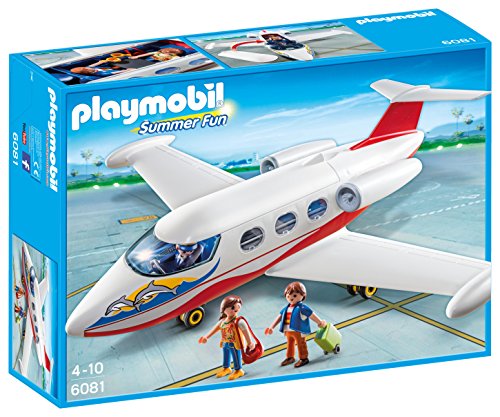 PLAYMOBIL- Summer Fun Juego, Avión de Vacaciones, Multicolor (6081)