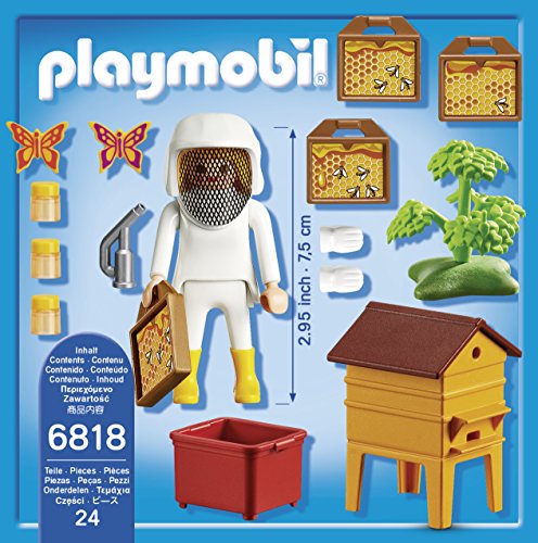 Playmobil Vida en el Bosque - Country Apicultor Juegos de construcción, Color Multicolor (Playmobil 6818)