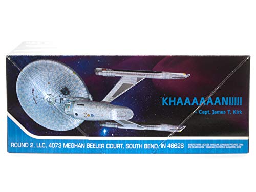 Polar Lights Star Trek U.S.S. Enterprise Refit Wrath of Khan Edition 1/1000 escala Snap Together Space Ship Model Kit réplica de TV Show (no requiere pegamento)
