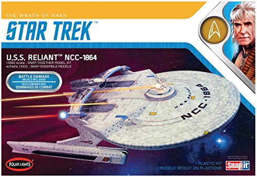 Polar Lights Star Trek U.S.S. Enterprise Reliant Wrath of Khan Edition 1:000 - Juego de réplica de modelo