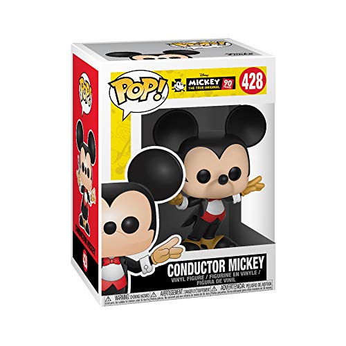Pop! Disney Mickey 90 Years - Figura de Vinilo Conductor Mickey