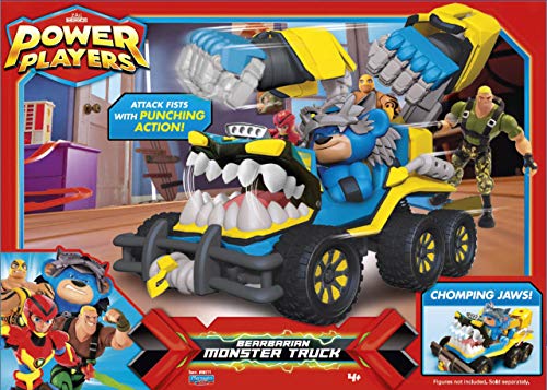 Power Players - Vehículo Monster Truck de Bearbarian, no incluye figurita (Famosa PWW03000)