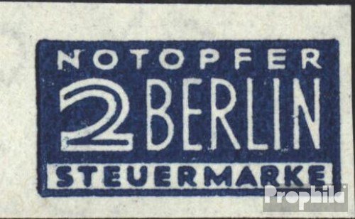Prophila Collection Bizonal (Aliados Besetzung) Michel.-No..: z1 W recargo obligatorio 1948 Notopfer Berlín (Sellos para los coleccionistas)