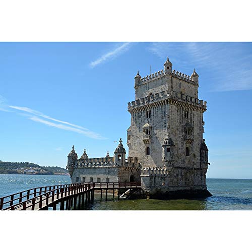 Puzzles Portugal Belem Tower Rompecabezas - Adultos para Niños Intelectivos Educational Family Jueces Juguetes Regalo 500/1000/1500 Piezas 0116 (Color : No partition, Size : 1500 Pieces)