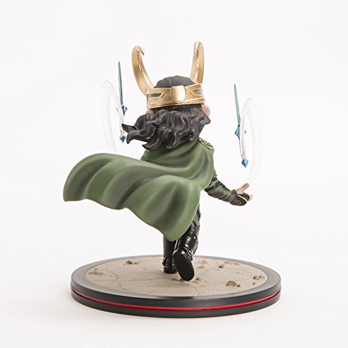 Quantum Mechanix - Figura Ragnarok Thor Loki Q-Fig Diorama, 7.6 x 7.6 x 8.9 cm (APR188967)