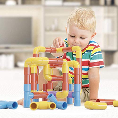 Quercetti 4175 juguete de construcción - Juguetes de construcción (Tube set, Azul, Rojo, Amarillo, 3 año(s), 40 pieza(s), Niño/niña, Niños) , color/modelo surtido