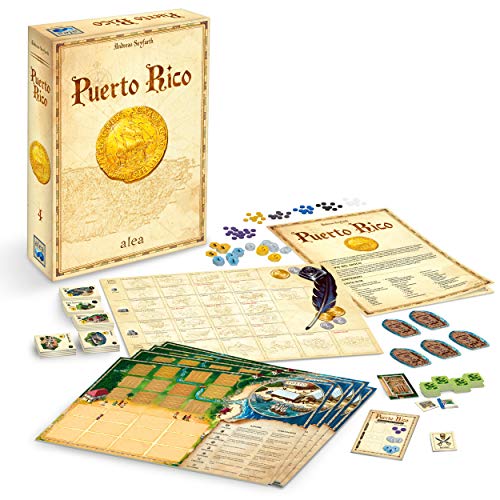 Ravensburger Puerto Rico - Versión española, Strategy Game, 2-5 Jugadores, Edad recomendada 12+ (26928)