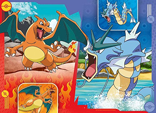 Ravensburger- Puzzle 4 x 100 Piezas Bumper Pack, Pokémon (6929)