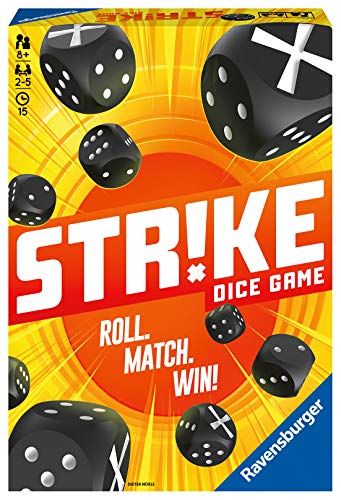 Ravensburger Strike Dice game - Versión española, Family Game, 2-5 Jugadores, Edad recomendada 8+ (26840)