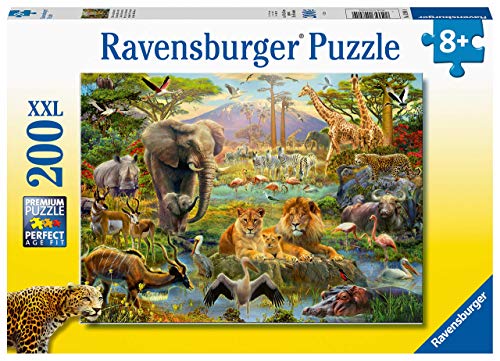 Ravensburger- The Jungle Rompecabeza de 200 Piezas XXL, Multicolor (12891)