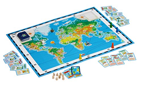 Reise um die Erde - Spielerisch die Welt entdecken: für 2 - 4 Spieler ab 8 Jahren