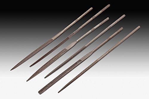 Revell- 6 limas de Agujas Mini Diferentes para Hacer Modelos (Pk6), Color metálico, Länge ca. 14 cm (39077) , color/modelo surtido