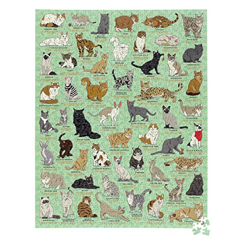 Ridley's Games- Cat Lovers 1000 pc Rompecabezas (Wild and Wolf AJIG034)