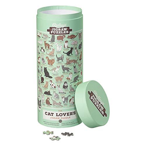 Ridley's Games- Cat Lovers 1000 pc Rompecabezas (Wild and Wolf AJIG034)
