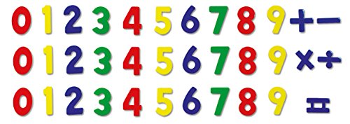 roba-kids-21 Juego de imanes con números, Multicolor (roba Baumann 0021)