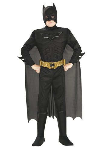 Rubie's 880401-L DC Comics Batman "The Dark Knight Rises" - Disfraz para niño en caja, talla infantil, L (8-10 años)