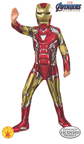 Rubies Disfraz oficial de Iron Man de los Vengadores para niños, talla pequeña, 3-4 años, altura 117 cm